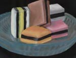 Painting of Licorice Allsorts